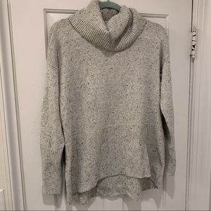Lou & Grey Flecked Cowl Neck Sweater